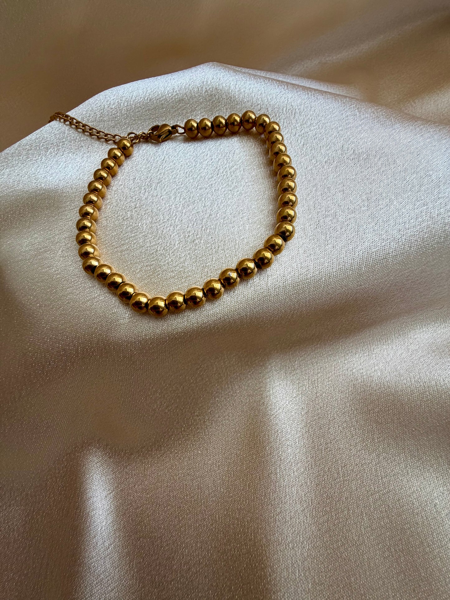 Ife Bracelet – Gold Beads