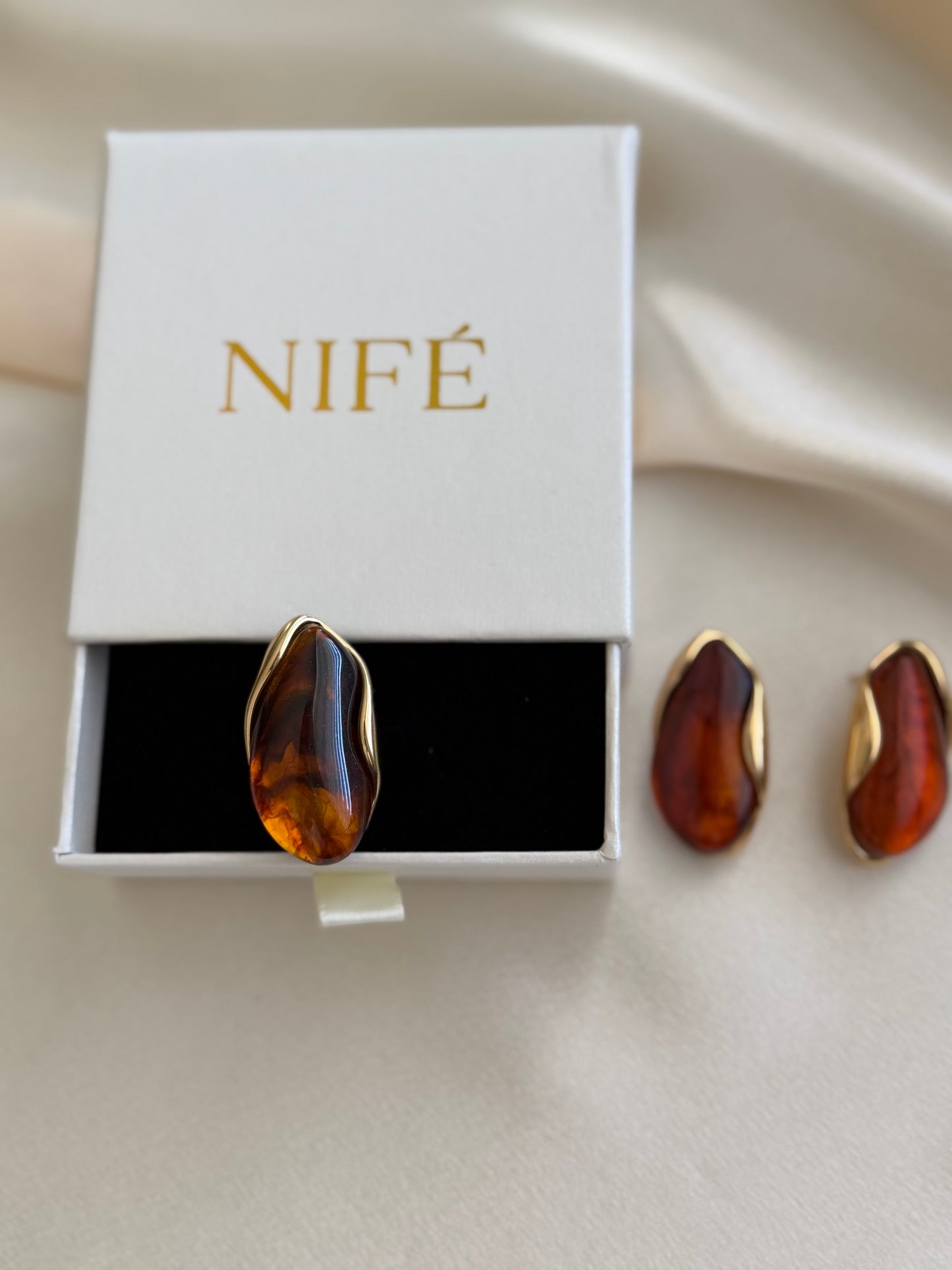 Ife Studs (Resin)