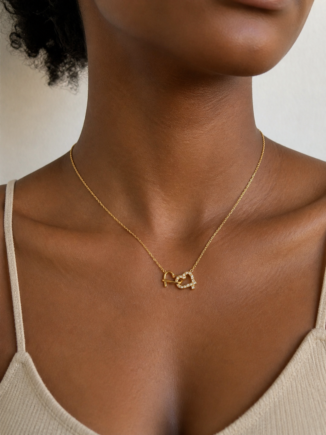 Ife Necklace (Crystal Heart)