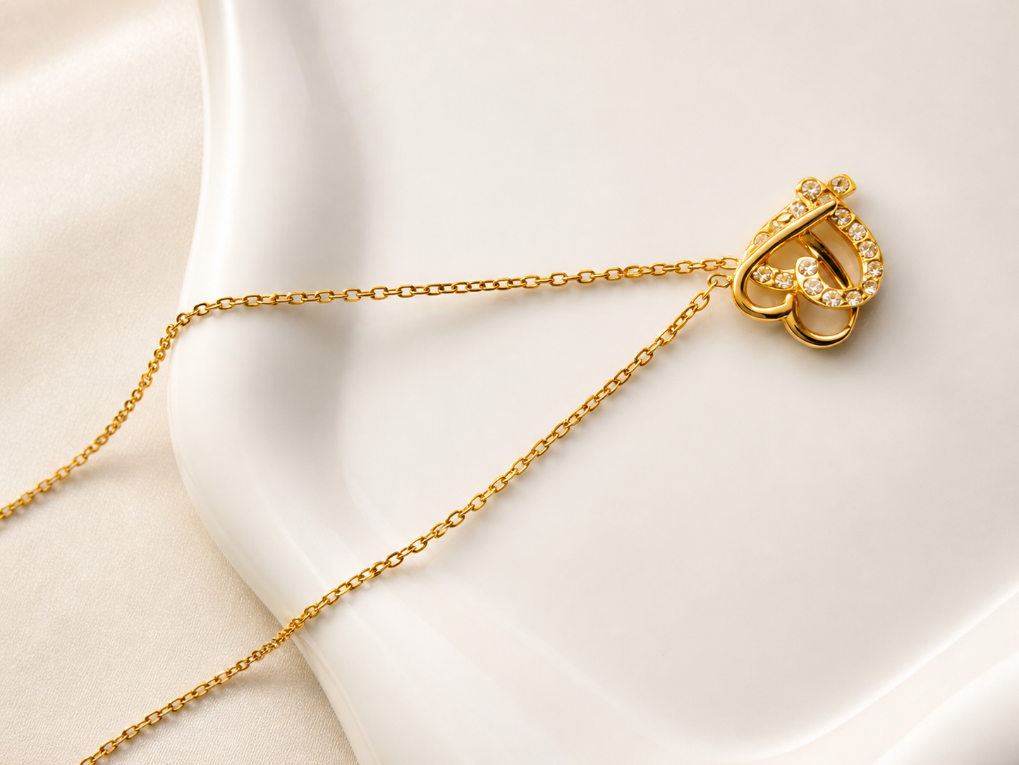Ife Necklace (Crystal Heart)