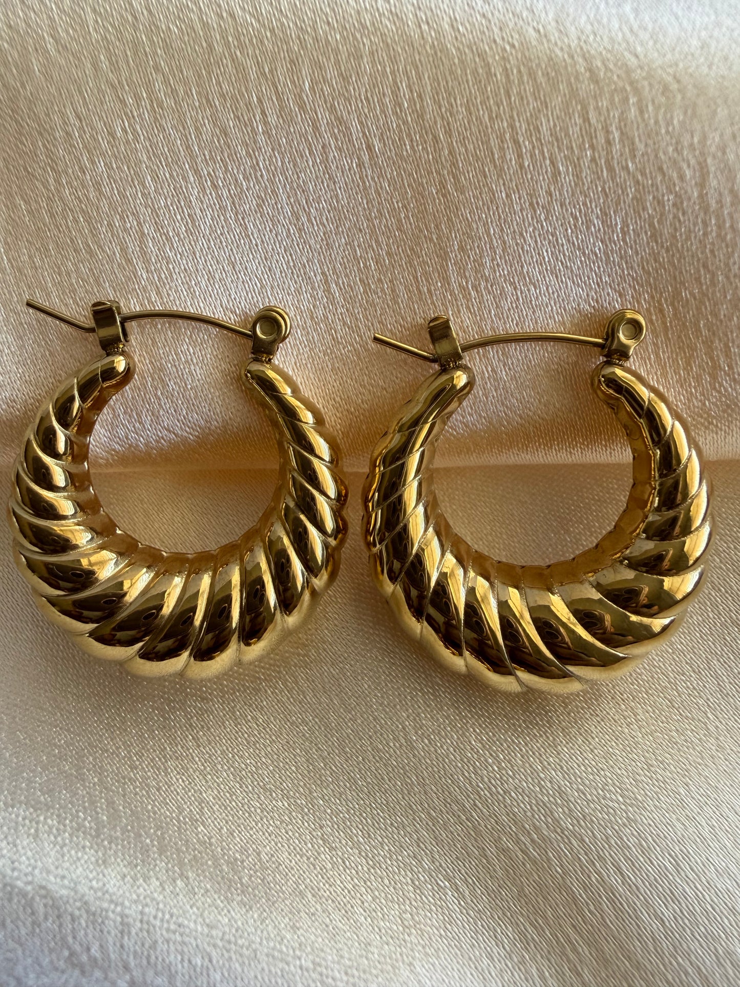 Ara Hoops-Twist Texture